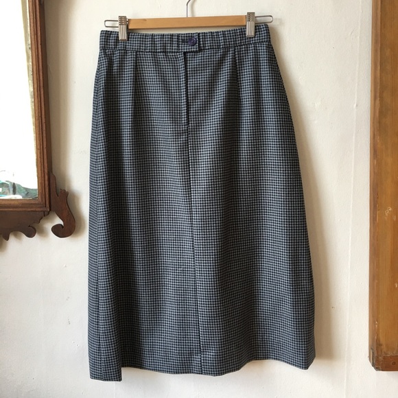 1960s Handmade Wool Skirt - Picture 1 of 3